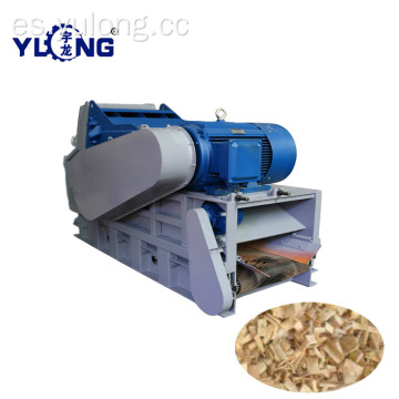 Máquina de procesamiento de astillas de madera de álamo